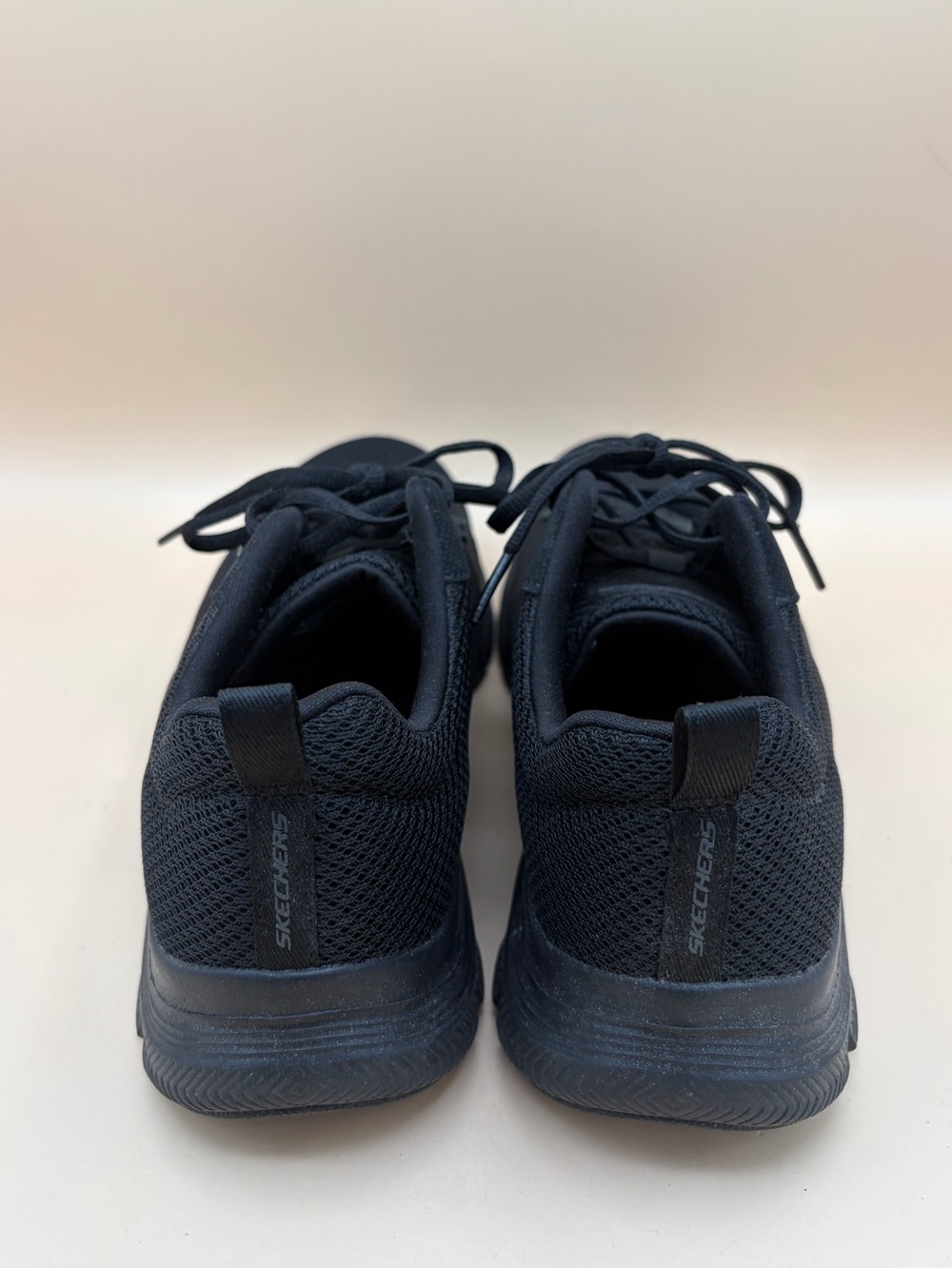Skechers Women’s Size 8 Black Lace-Up Athletic Sneakers - Picture 5 of 7